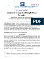 Harmonic Analysis of Single Phase Inverter