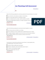 Lange - Endocrine - Physiology Self-Assessment Study Questions