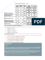 Read The Following Text To Answer Questions Number 1 and 2.: B. Bangkok - Rayong