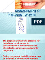 Dental Management of Pregnant Women