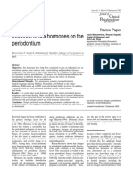 Influence of Sex Hormones On The Periodontium