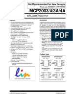 MCP2003/4/3A/4A: Not Recommended For New Designs