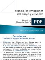 Trabajar Con Las Emociones de Enojo y Miedo