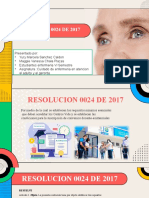 Resolucion 0024 de 2017