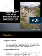 Exposición Proyecto de Tratamiento Del Río Chilca Tramo Auquimarca Río Mantaro-2009