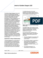 Application Note: Thermal Management of Golden Dragon LED