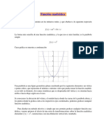 Función Cuadrática