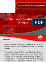 Matriz de Análisis de Riesgos - Caja Cusco