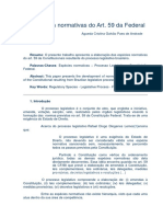 As Espécies Normativas Do Art 59 Da CF