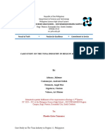 Case Study On The Tuna Industry in Region 12, Philippines