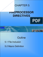 CHAPTER 5 - Preprocessor Directives