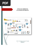 Los Tipos de Cemento Que Se Usan en Mexico