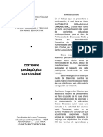 ENSAYO - Corriente Pedagógica Conductual - RODRIGO
