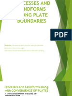 Processes and Landforms Along Plate Boundaries