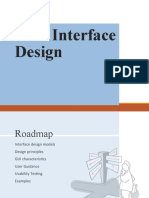 User Interface Design