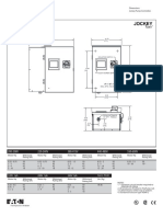 MD081001EN - Dimensions - XTJP - JOCKEY Touch - Fire Pump Controllers - NEMA 2 - 05-13-15