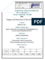 Method Statement For Derrick Structure00