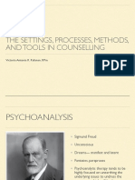 The Settings, Processes, Methods and Tools in COunseling