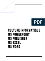 SUPPORT DE COURS CI - WORD - EXCEL - PPT - PUB - 13 - 11 - 2013 - AKAh