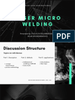 Laser Micro Welding: Presented By: PAVAN PATEL (18BME082) & JIGAR MODI (18BME037)