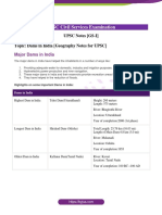 Dams in India Geography Notes For UPSC