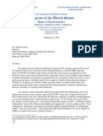 House GOP Letter To Fauci - February 2022