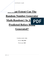 To What Extent Can The Random Number Generator Math - Random in Java Be Predicted Before Being Generated?