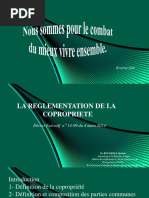 La Réglementation de La Copropriété - Selon Le Décret Législatif 14-99