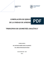 Antología de Principios de Geometría Analítica