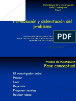 Clase 3. Formulación y Delimitación Del Problema