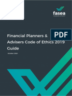 Financial Planners & Advisers Code of Ethics 2019 Guide: October 2020