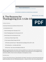 The Reasons For Thanksgiving (Col. 1:12b-14) - Bible - Org - 1637582074219