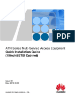 ATN Series Multi-Service Access Equipment: Quick Installation Guide (19inch&ETSI Cabinet)