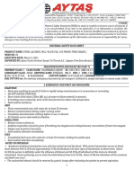 Ethanol 96% - MSDS