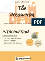 The Decameron: World Literature