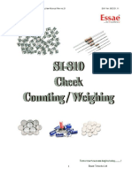 SI-810 Check Counting/Weighing User Manual Rev No.21 S.W Ver: SICC31.11