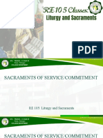 Sacraments of Service and Commitment