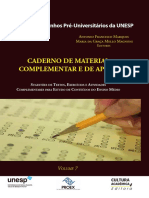 Unesp Caderno de Material Complementar e de Apoio