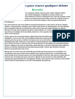 38 Estratégias para Vencer Qualquer Debate (Resenha)