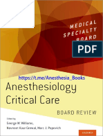 @anesthesia Books 2020 Anesthesiology Critical Care Board Review