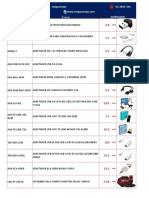 Lista de Precios Marzo 2021