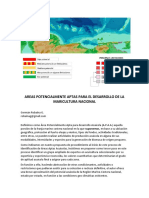 Áreas Potencialmente Aptas Maricultura