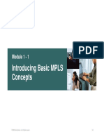 Introducing Basic MPLS Concepts: Module 1 - 1