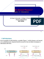 Phys 106: General Physics 2: Chapter IV: Inductance