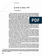 Zaire,: Ebola Haemorrhagic Fever in 1976