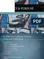 Audience, Purpose, Tone