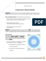 Student Exploration: Element Builder: Element Builder Gizmo Shows An Atom With A Single