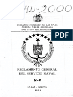 No. 7. - Reglamento General Del Servicio Naval No. 2 - 1976