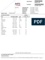 Patient Report View in PDF