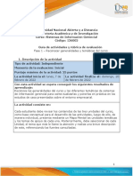 Guía de Actividades y Rúbrica de Evaluación - Fase 1 - Reconocer Generalidades y Temáticas Del Curso